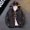 Gray, variant on Men's Hooded Knit Cardigan Plaid‑Lined Toggle Button Zip‑Up Sweater Jacket Thick Relaxed‑Fit Warm Knit Outer Layer White M
