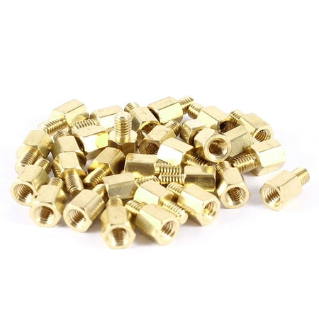 

Unique Bargains 30 Pcs PCB Motherboard Standoff Hex Spacer Screw Nut M3 Male 4mm to Female 5mm