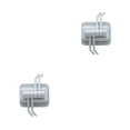thumbnail image 1 of Wosthever Gancho adhesivo sin costuras Ganchos de pared impermeables resistentes al desgaste Palo fuerte Estante de almacenamiento de gancho de Gris 2Conjunto, 1 of 6