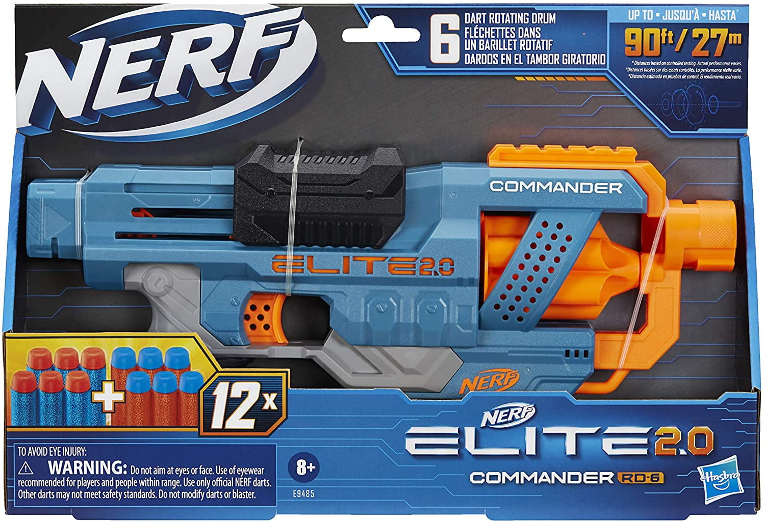 Arminha De Brinquedo - Nerf Elite 2.0 Comander Rd-6 em Promoção na  Americanas