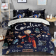 thumbnail image 2 of Juego de edredón doble Coraline Bedding, juego de sábanas de tres piezas, edredón cómodo para cama de pareja, color sólido, 2 of 8
