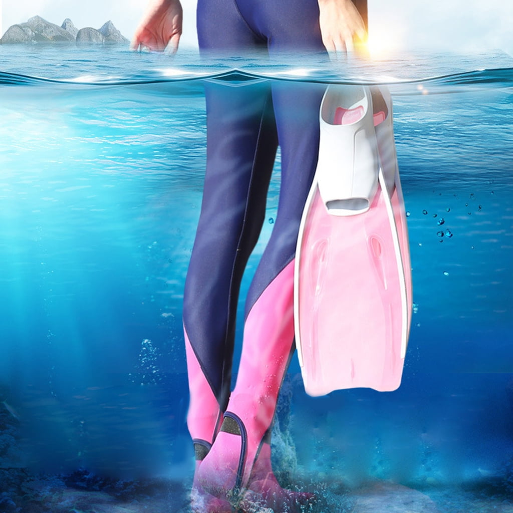 Jesscasday Scubas Diving Gear Full Foot Long Fins Snorkeling Swimming Diving Floating Fins
