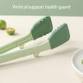 thumbnail image 5 of Kitchen Tongs, High Temperature Cooking Tongs, Flat Tip Food Tongs, for Grilling, Serving Steak, and Handling Hot Bread, Green, by FAJHHA, 5 of 8