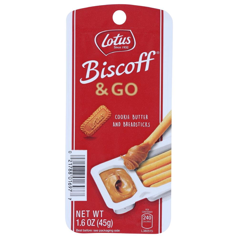 Lotus Biscoff Cookie Butter & Breadsticks 1.6 oz (Pack of 8) Walmart