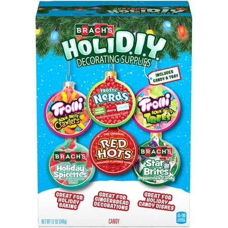 Brach S Holid I Y Decorating Christmas Candy Kit 12 Oz Walmart Com