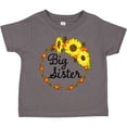thumbnail image 3 of Inktastic Big Sister Sunflower Wreath Boys or Girls Toddler T-Shirt, 3 of 5