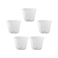 thumbnail image 2 of Macetas para orquídeas con agujeros, maceta para flores, maceta de jardinería, maceta transparente con agujeros, para cocina, jardín y dormitorio Sin platillo 5 pulgadas, 2 of 8