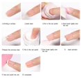 thumbnail image 2 of Dip Powder Nail Kit, 6 colores Nude Purple Blue Nail Dipping Powder Set Diy Salon Nail Art Manicure Kuyhfg Bienvenido a Kuyhfg, 2 of 3