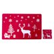thumbnail image 5 of Moyic 12 unidades/juego de manteles de con temática navideña, posavasos para el hogar, restaurante, juego de almohadillas de PVC para comedor, B Kits de decoración para fiestas Rojo Adular Moyic HA000267-01B, 5 of 6