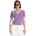 thumbnail image 5 of Suéter casual elegante Kistore para mujer, color morado de verano, talla 2XL, 5 of 5