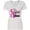 AA-White, variant on Inktastic Breast Cancer Awareness I Support My Nana with Pink Ribbon Women's V-Neck T-Shirt