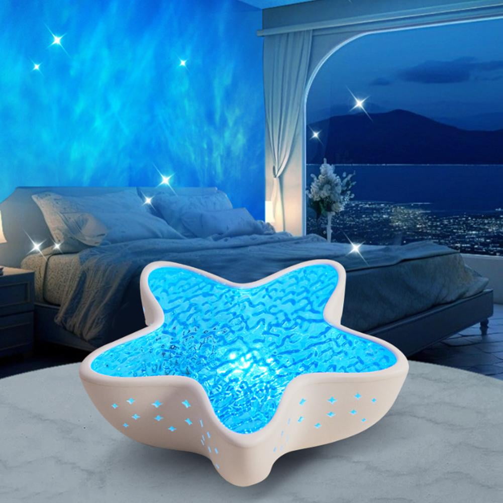プロジェクター STARFISH BEDROOM PROJECTOR QHUDLV BBASILIYSD Starfish Ocean Projection Lamp,7 Colors Ocean