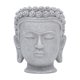 thumbnail image 3 of Maceta con forma de cabeza de Buda, maceta para plantas, decoración creativa gris, adorno, regalo para plantas. Estilo A, 3 of 9