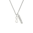 thumbnail image 2 of Delight Jewelry Silvertone Medium Elegant Infinity Sign Silvertone Sisters Best Friends Forever Bar Charm Necklace, 23", 2 of 4