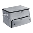 thumbnail image 4 of Organizador de baúl de golf, casillero de golf para guardar suministros de golf, estuche de baúl de golf portátil de gran capacidad, bolsa de viaje Gris, 4 of 8