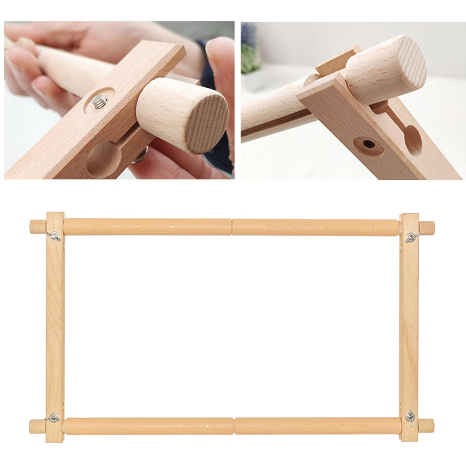 Tapestry Scroll Universal Embroidery Needlework Frame Holder Cross Stitch DIY Sewing Hoop for Silk-painting