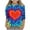 Red, variant on Lovzfmll Boys' & Girls' Hugs & Kisses Print Tee, 3/4 Sleeve Round Neck Top for Little Girls 110