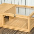 thumbnail image 5 of Wooden Tortoise House for Indoor/Outdoor Reptile Cages Yellow, 5 of 10