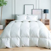 Highland Feather 600 Loft White Goose Down Duvet 289TC Pure Cotton Casing