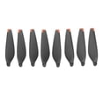 thumbnail image 3 of Hélices para dron con rayas de doble cara, flexibles, de plástico resistente, de una sola pala, 75 x 17 mm, 6030F, para Mini 3 Pro, punta naranja, 3 of 14