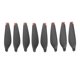 thumbnail image 3 of Hélices para dron con rayas de doble cara, flexibles, de plástico resistente, de una sola pala, 75 x 17 mm, 6030F, para Mini 3 Pro, punta naranja, 3 of 14