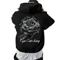 thumbnail image 5 of FAOWME Men's Hoodies With Pocket Long Sleeve Cartoon Printing Drawstring Comfortable Breathable Sweatshirt Coat For Casual Daily Wear Black Xxxl, 5 of 8