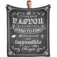 thumbnail image 1 of LHSHID Pastor Appreciation Gifts Unique Pastor Gifts for Men Gifts for Pastor Blanket Gifts for Priest Fathers Day Thanksgiving Day Christmas Birthday Gifts for Pastor 30"x40", 1 of 7