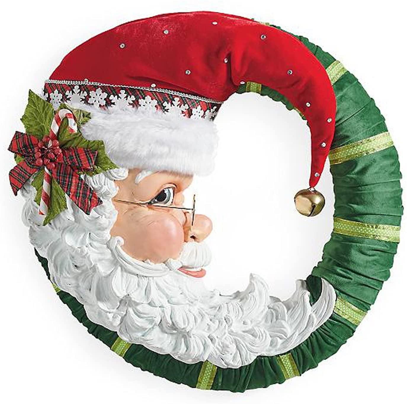 Classic Christmas Wreath Fancy Christmas Wreath Santa Christmas Wreath Christmas Wreath For Door or For Fireplace