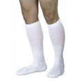 thumbnail image 1 of 18-25mmHg Mens Closed Toe Knee High Compression Sock, Extra Large & Long, White, 1 of 1