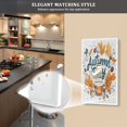 thumbnail image 5 of Yayeee Toggle Light Switch Wall Plate 1-Gang 4.5"x2.7" Home Decorative Outlet Cover, Autumn Day with Cocoa Pattern, 5 of 7