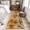 brown, variant on Sunflower Runner Rug 2x6 FT,Non Slip Hallway Rugs,Vintage Summer Botanical Wooden Farmhouse Washable Soft Floor Carpet Throw Runner Carpet Long Rugs for Entryway Kitchen Bedside Sliding Door