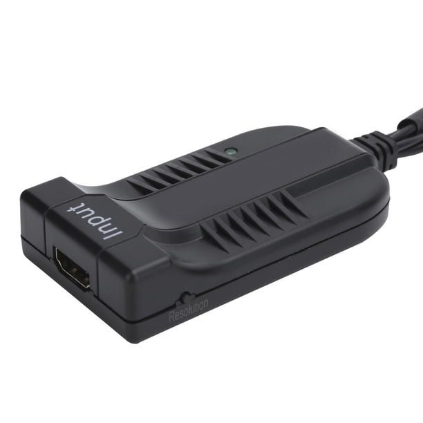 Adaptador de video, Convertidor de audio de video r/l de resolución múltiple estéreo para ypbpr para hdtv