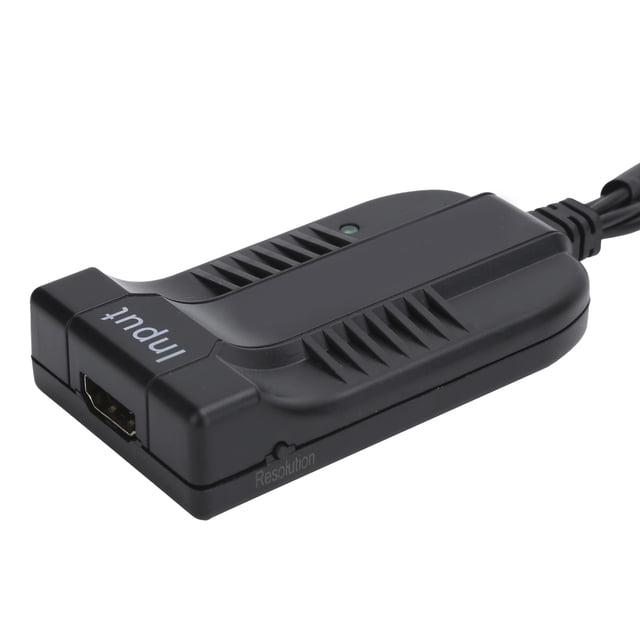 Adaptador de video, Convertidor de audio de video r/l de resolución múltiple estéreo para ypbpr para hdtv