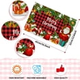 thumbnail image 2 of Mantel individual con diseño de nieve de invierno y Feliz Navidad, mantel individual antideslizante, resistente al calor, lavable, decoración del hogar, cocina y comedor, 2 of 5