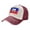 Dark Red, variant on Men Women Haitian Flag Baseball Cap Golf Dad Hat Adjustable Low Profile Cotton Hat