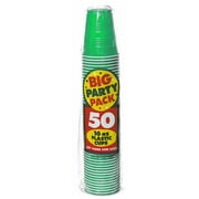 Big Party Pack 50 Count Plastic Cups, 16-Ounce, by Amscan
