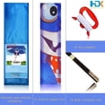 thumbnail image 5 of HENGDA KITE 59in*22in Blue Dragon Kite Outdoor Toy for Adult and Kids Single Line with Tail with Flying Tools Easy Control, 5 of 6