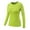 Green, variant on Women Compression Quick-Dry T-shirts Long Sleeve Activewear Tight Fitness Yoga Tops