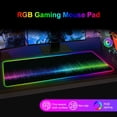 thumbnail image 4 of Lubelski LED RGB Backlight Map Snow Lion Light Pattern Desktop Gaming Mouse Pad Cushion, 4 of 7