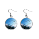 thumbnail image 1 of Aves Casa Blanca Nieve cielo Pendientes pendientes de plata colgantes joyas señora Unbranded M, 1 of 3
