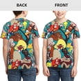 thumbnail image 3 of Looney Tunes Cartoon Teen T-Shirt Crewneck Short Sleeve Double-Sided Print Summer Tee Shirts Top For Youth Boys Girls Children X-Small, 3 of 7