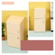 thumbnail image 3 of Micro Refrigerator Model Miniature Refrigerator for Decor Wood Beige, 3 of 5