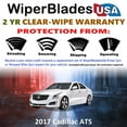 thumbnail image 2 of 2017 Cadillac ATS Beam Wiper Blades Wipers w/2yr Warranty (Set of 2) (WiperBladesUSA), 2 of 5