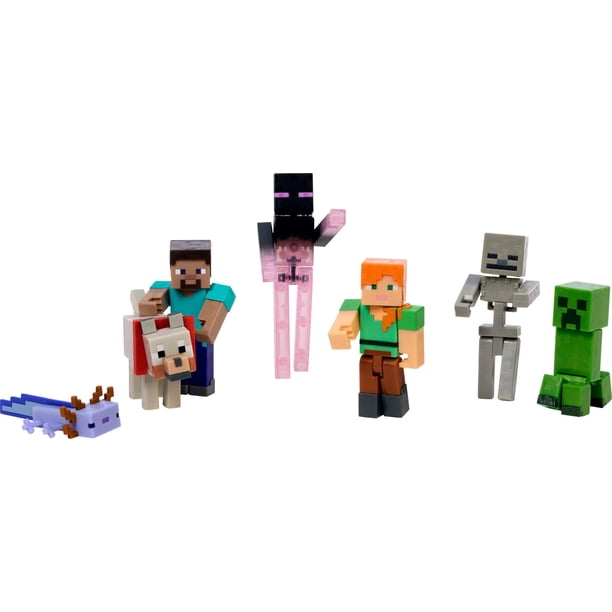 Minecraft Evergreen 7pk - Action figure sets for toy vendors