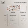 thumbnail image 5 of Art Remedy Faded Boho Art Canvas, 40" x 40", Gallery Wrapped, Caramel Depths Set, 5 of 5