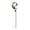 A 1pc, variant on KGJQ Hummingbird Moon Solar Light, Metal Crescent with Crackle Glass Ball Garden Stake, Solar Pathway Light for Yard Patio Lawn Outdoor Decor