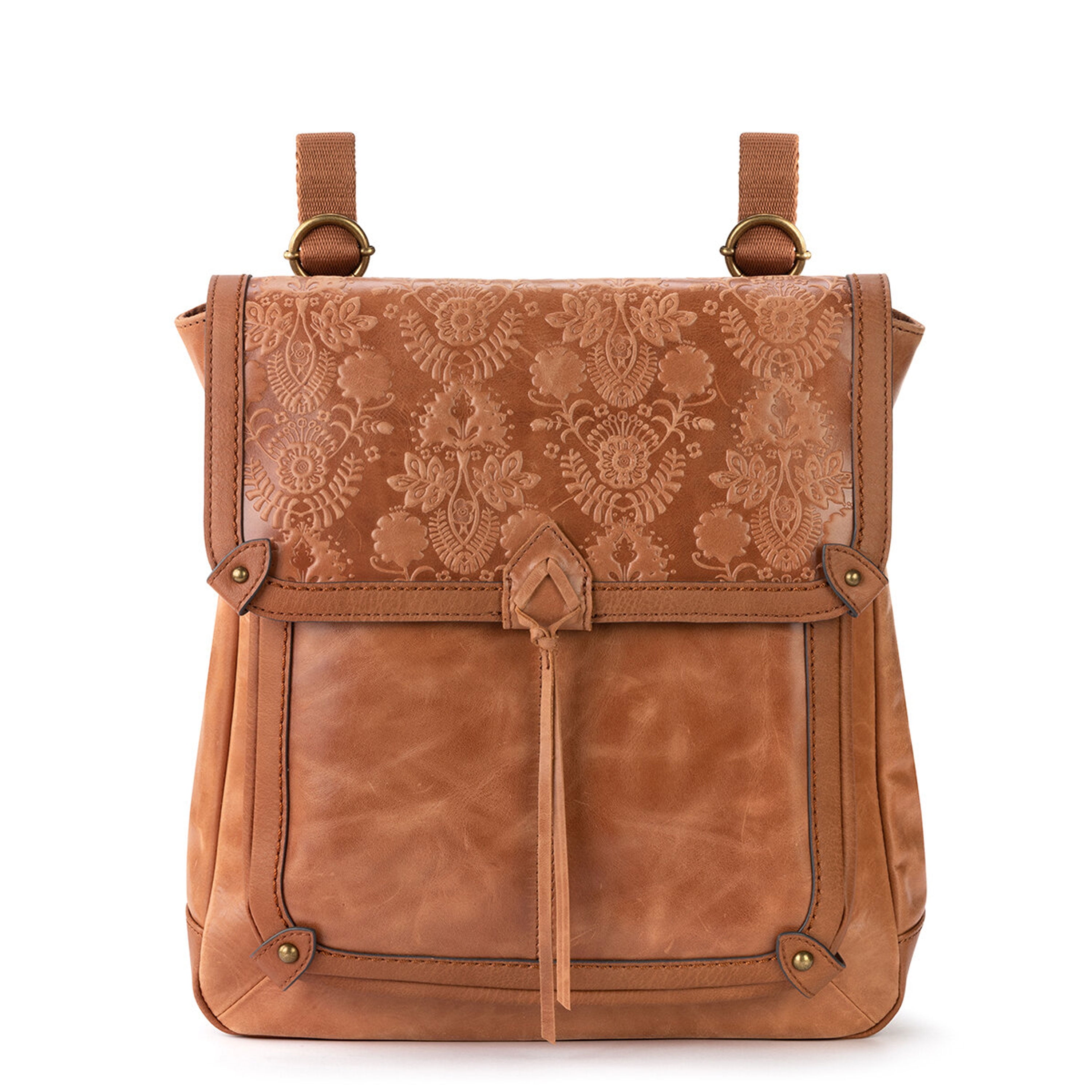 The Sak Genuine Leather Convertible Backpack, Crossbody 