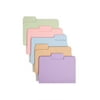 Smead 11961 SuperTab File Folders, 1/3 Cut Top Tab, Letter, Assorted Colors, 100/Box