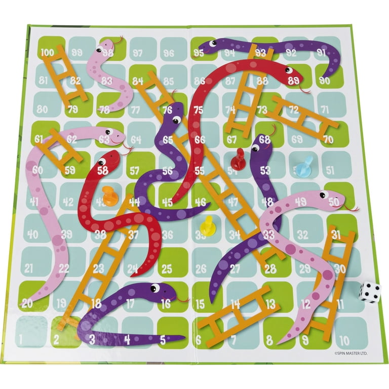 Play Begins Snakes and Ladders, Forest Snack, 2-in-1 Board Game