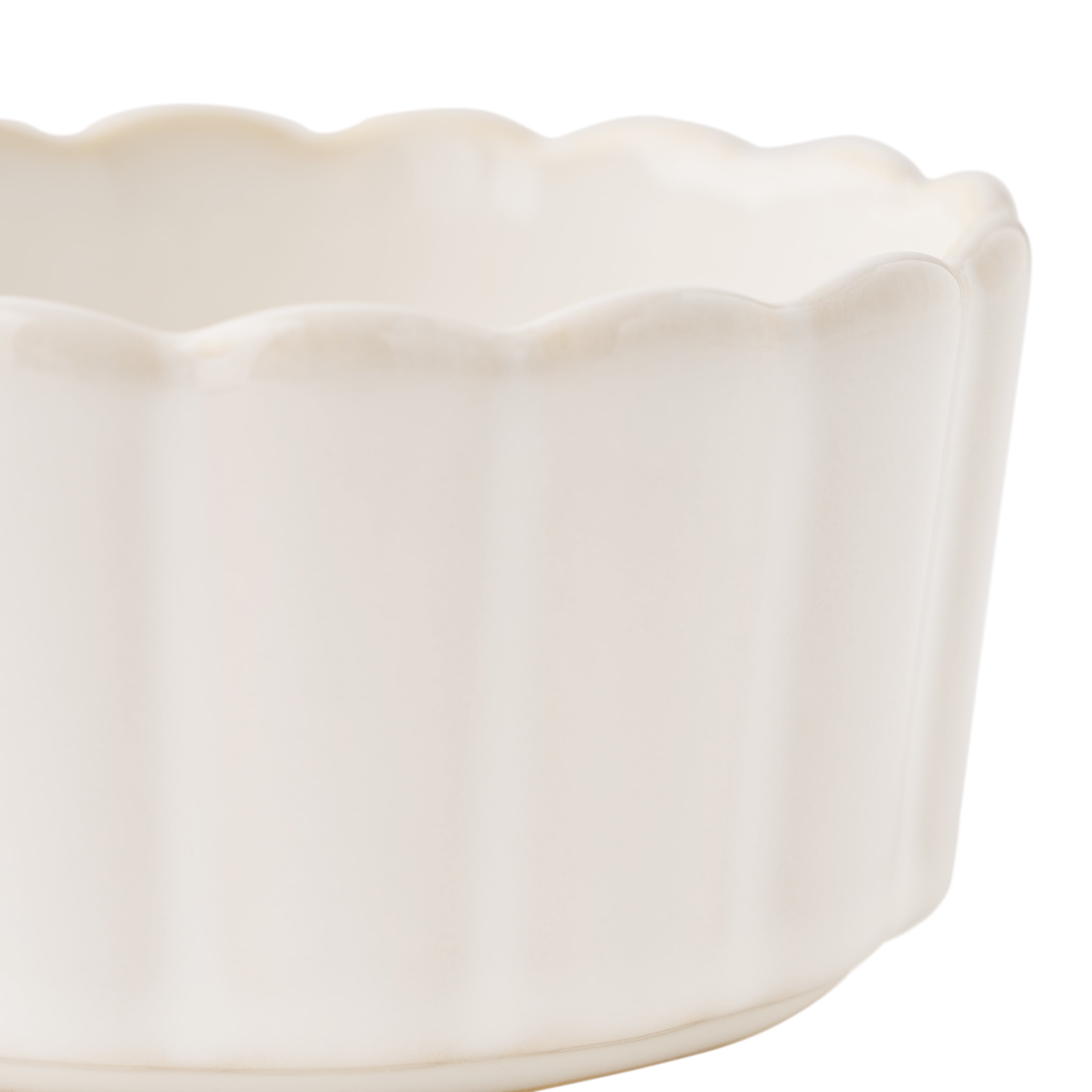 The Pioneer Woman Colette Stoneware Ramekins, Cream, Set of 4
